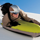 Illustration for article titled Reinforced Runners Ensure This Inflatable Sled Can Survive Icy Terrain